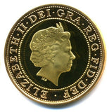 1999 Queen Elizabeth II 4 Coin Gold Sovereign Set + COA