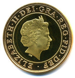 1999 Queen Elizabeth II 4 Coin Gold Sovereign Set + COA