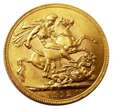 1912-P King George V Gold Sovereign (Perth)