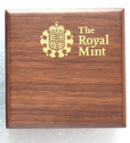 2011 Queen Elizabeth II Proof Gold Quarter Sovereign + Walnut Case COA