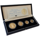 1989 Queen Elizabeth II 4 Coin 500th Anniversary Gold Sovereign Set + COA