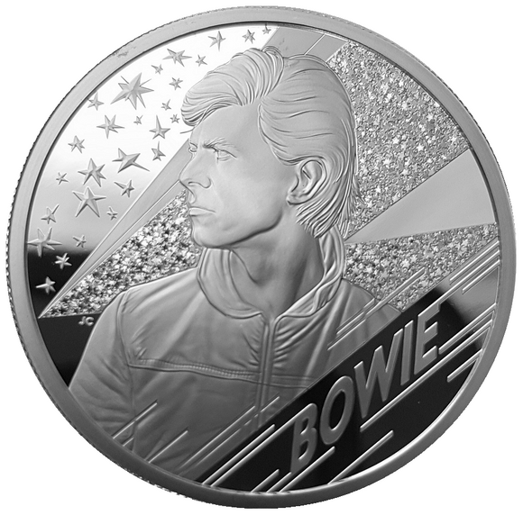 2020 Music Legends 'David Bowie' 5oz Silver Proof Coin -Issue Limit 500