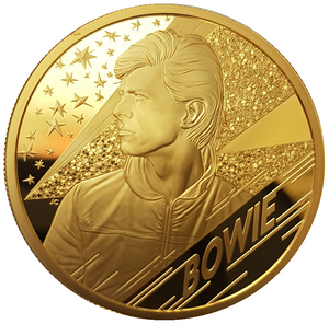 2020 Music Legends 'David Bowie' 2oz 999.9 Gold Proof Coin