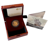 2020 Queen Elizabeth II Mayflower 2020 UK £2 Gold Proof Coin