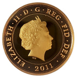 2011 Queen Elizabeth II Gold Proof Mary Rose £2 - Boxed / Coa