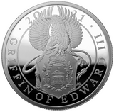 2021 Queen Elizabeth II 'The Griffin of Edward III' One Kilo 999 Silver Proof Coin