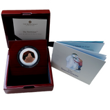 2021 Snowman' Gold Proof 50P - 300 issue Limit.
