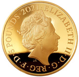 2021 Queen Elizabeth II 150th Anniversary Royal Albert Hall £5 Gold Proof