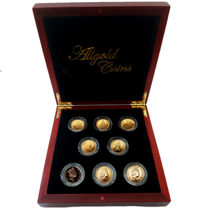 Queen's Sovereigns Head Type Set (8 Sovereigns)