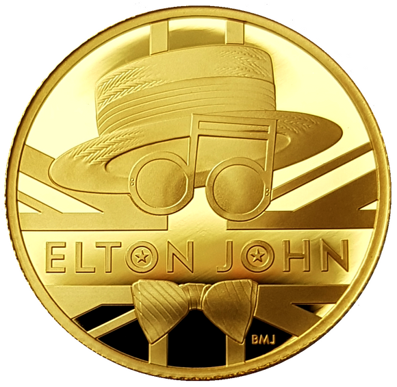 2020 Music Legends 'Sir Elton John' 1oz 999.9 Gold Proof Coin