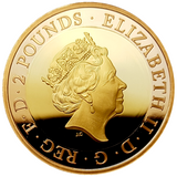 2021 Queen Elizabeth II 250th Anniv of the Birth of Sir Walter Scott £2 Gold Proof Coin
