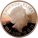 2021 Queen Elizabeth II Alfred the Great' £5 Gold Proof Coin