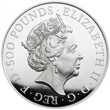 2020 Queen Elizabeth II 'White Horse of Hanover' One Kilo 999 Silver Proof Coin