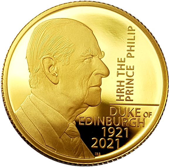 2021 HRH The Prince Philip, Duke of Edinburgh 2oz 999.9 Gold Proof Coin