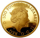 2022 Queen Elizabeth II 'Lunar Year of the Tiger' 999.9 1/4oz - 1oz Gold Proof Coins