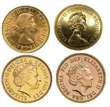 Queen Elizabeth II Sovereigns Head Type Set (4/5 Sovereigns)