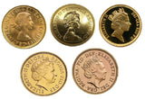 Complete King's / Queen's Sovereigns Head Type Set (11 Sovereigns)