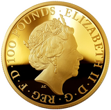 2022 Queen Elizabeth II Tudor Beasts 'Seymour Panther' 1oz 999.9 Gold Proof Coin