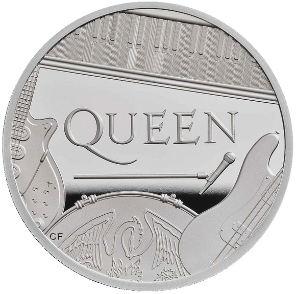 2020 Music Legends 'Queen' 5oz 999 fine silver Proof Coin