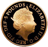 2020 Queen Elizabeth II End of the Second World War + Gold Proof £5 Boxed / COA